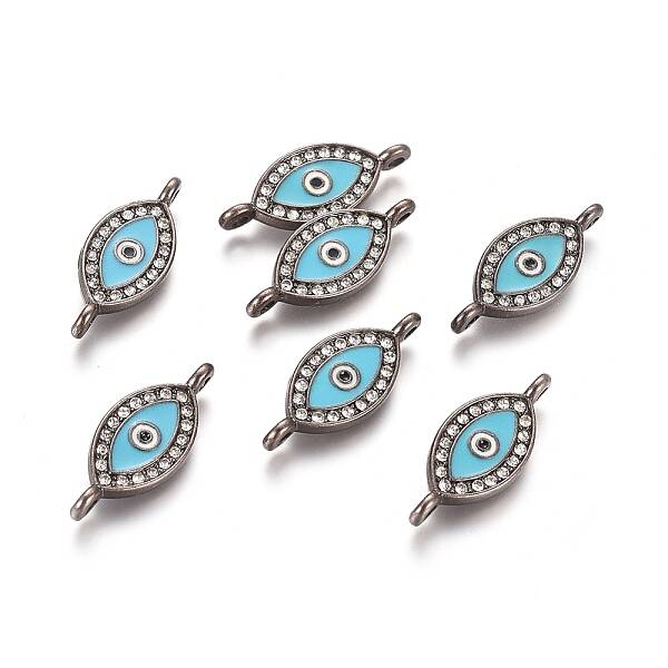 Alloy Rhinestone Links connectors