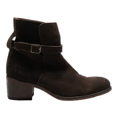 ATILIER VOISIN Ankle Boots Brown Leather Womens UK 6