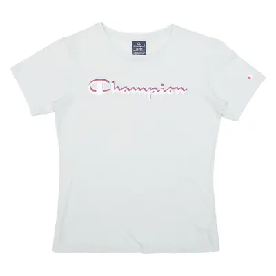CHAMPION Boys T-Shirt Blue 11-12Y