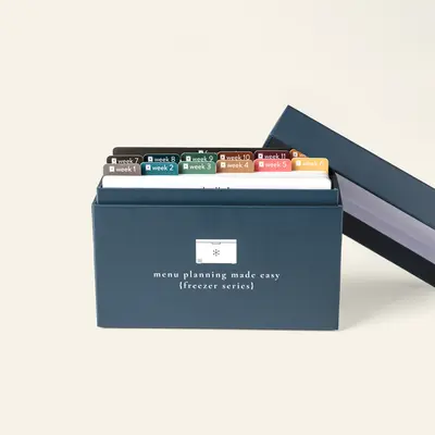 Freezer Menu Plan with Insert Cards (Tik Tok)