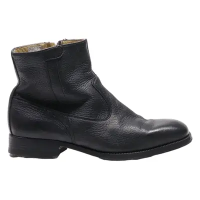 FONATANA Ankle Boots Black Leather Mens UK 7