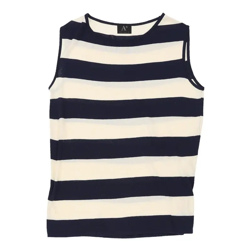 Vintage Unbranded Sweater Vest - 2XL Navy Cotton