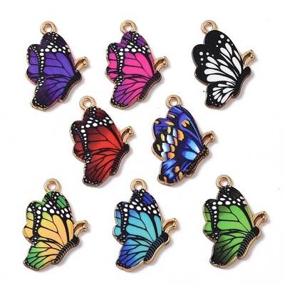 Alloy Enamel Pendants