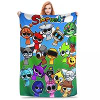 Sprunki Blanket Super Soft Cozy Throw Blankets for Couch 50x60 Inch Multiple Sizes Bedspread Luxurious Feel Outdoorfun Coolin...
