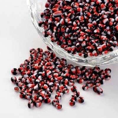 12/0 Opaque Colours Seep Glass Beads