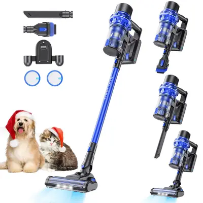 FirstLove 6 In 1 Cordless Handheld Stick Upright Vacuum Cleaner | Black | 2-Year Warranty Electric Brooms & Mops Cordless