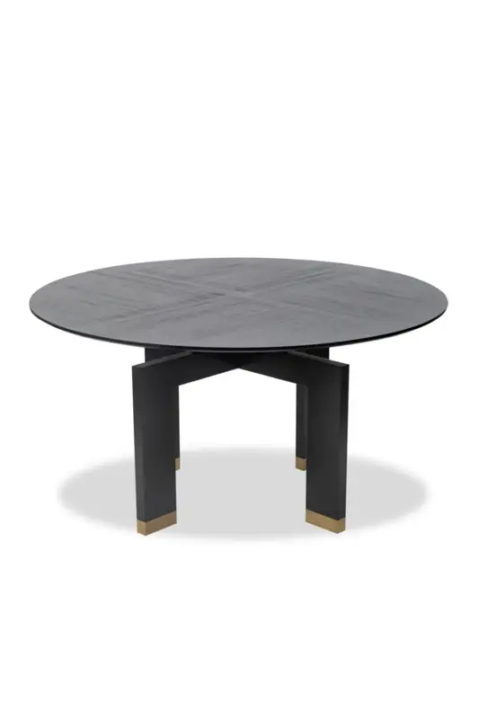 Large Black Oak Dining Table | Liang & Eimil Ponte