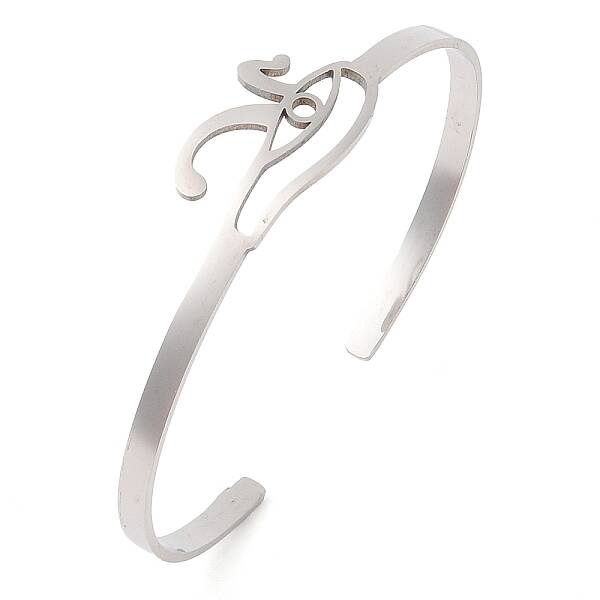 201 Stinless Steel God Eye of Horus Cuff Bangles for Women