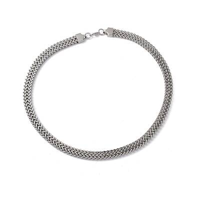 Non-Tarnish 304 Stainless Steel Snake Chain Necklace with Lobster Claw Clasps for Men Women
