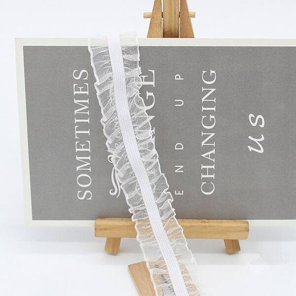 Chinlon Elastic Lace Trim