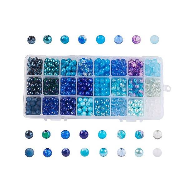 Mixed Style Glass Beads