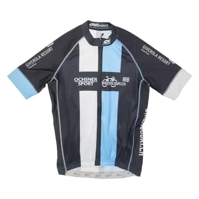 89 SPORTS Full Zip Cycling Mens Jersey Black L