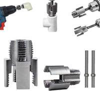 Pipe Thread Cutting Tool, 2025 New Ntegrated Internal & External Pipe Threading Tool, PVC Thread Maker Tool For Electric Dril...
