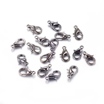Zinc Alloy Lobster Claw Clasps