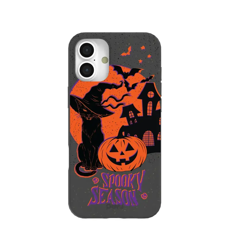 Black Spooky Szn iPhone 16 Plus Case