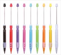 Mechanical pencil Beadable pencil Plastic Bead pencil Diy pencil Cute Cool pencil for Students Teacher Bridal Graduation Gift...