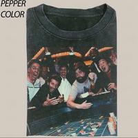 Vintage The Hangover Playing  Poker Crewneck T-shirt, Funny The Hangover Movie Tee Gift For Boyfriend Menswear Top Streetwear