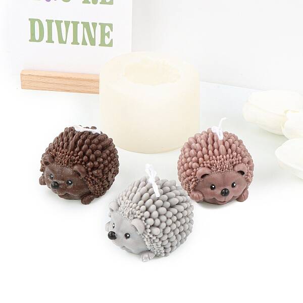 Hedgehog DIY Candle Silicone Molds