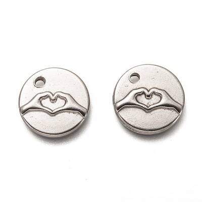 Non-Tarnish 304 Stainless Steel ASL Charms