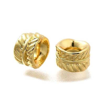 Column Brass Spacer Beads