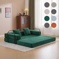 Cloud Floor Sofa Bed High-Quality Convertible Comfy Corduroy Fabric, Premium Sponge Padding, Multi-Functional Floor Sofa & Ma...