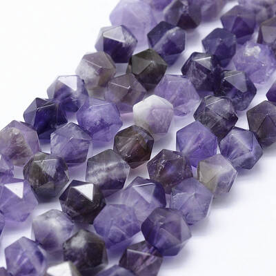 Natural Chevron Amethyst Beads Strands