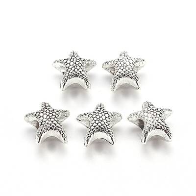Tibetan Style Alloy European Beads