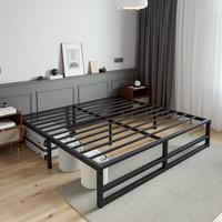 SHA CERLIN Heavy Duty Metal Bed Frame – Twin/Full/Queen/King | 14” High Platform with Underbed Storage | Steel Slats Supp...