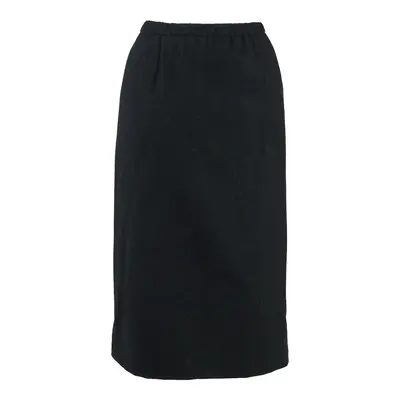 UR NATUR Womens Pencil Skirt Black Midi 90s S