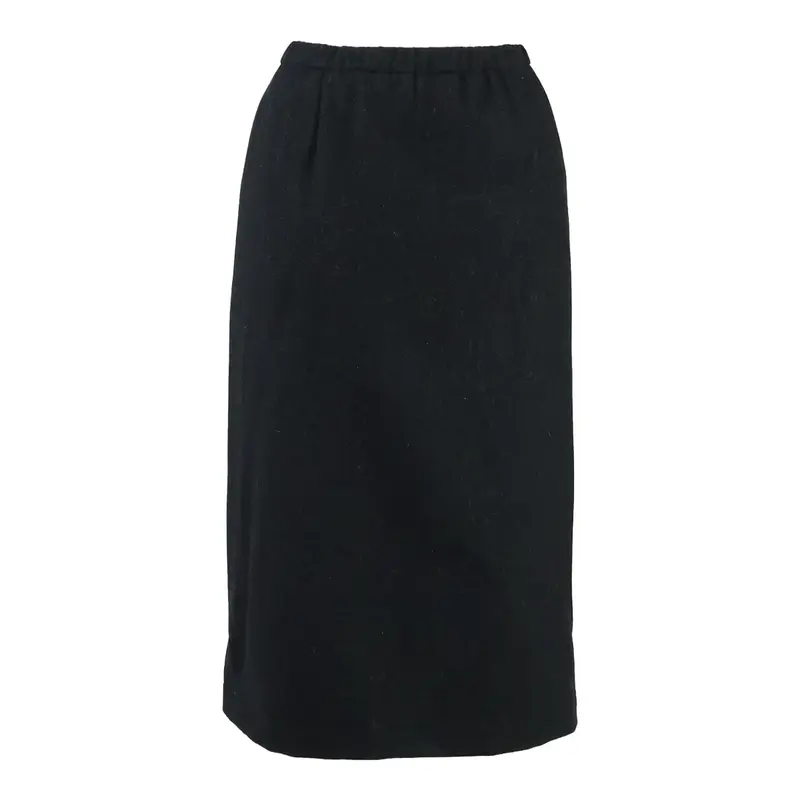 UR NATUR Womens Pencil Skirt Black Midi 90s S