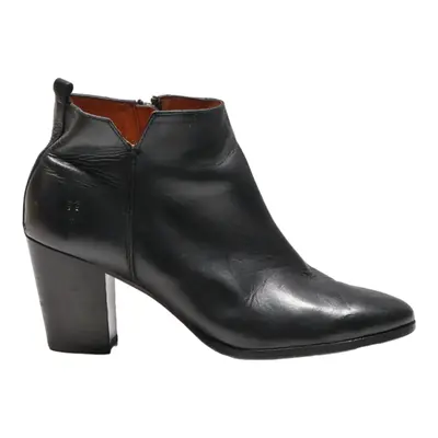 FRYE Ankle Boots Black Leather Womens UK 7.5