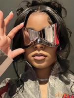 Unisex Y2k Style Sunglasses, Vintage Trendy Wrap Around Sunglasses, Retro Fashionable Sunglasses for Men & Women for Outdoor ...