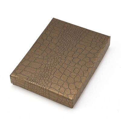 Python Pattern Cardboard Jewelry Set Boxes