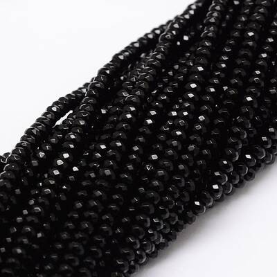 Dyed Natural Malaysia Jade Rondelle Beads Strands