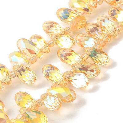 Electroplate Glass Beads Strands