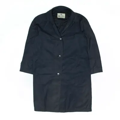 AQUASCUTUM Overcoat Coat Black Womens XL