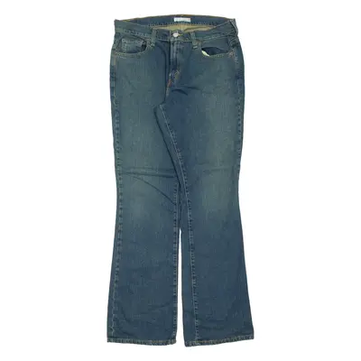 LEVI'S Long Womens Jeans Blue Slim Bootcut Stone Wash W32 L33