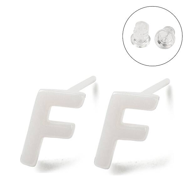 Hypoallergenic Bioceramics Zirconia Ceramic Stud Earrings