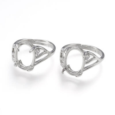 Brass Solitaire Ring Settings