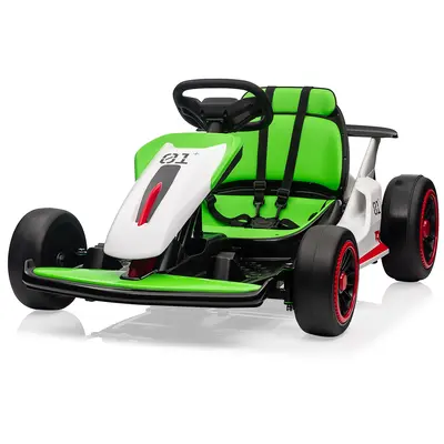 Garvee Ride - G Series: 6+,24V Drift Kart with 2X150W Strong Motor, 7AH Big Battery, Electric Pedals, Electric Go Kart Outdoo...