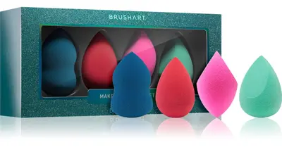 BrushArt Make-up Set Blue Galaxy Foundation Sponge 4 Pieces