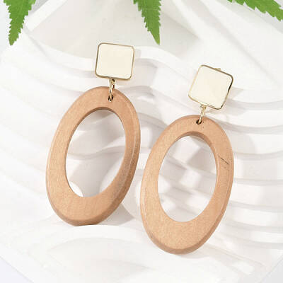 304 Stainless Steel Enamel Dangle Stud Earrings