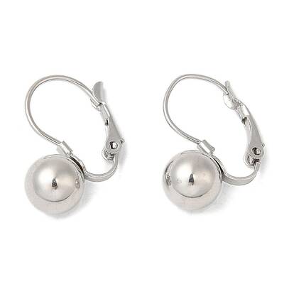 Tarnish Resistant 304 Stainless Steel Leverback Earrings