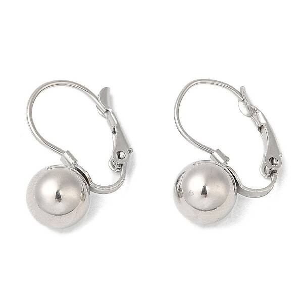 Tarnish Resistant 304 Stainless Steel Leverback Earrings