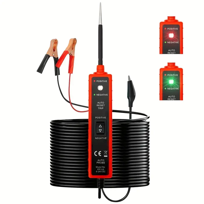 Automotive Electrical System Tester, DC Car Electric Circuit Tester Multi-functional Electrical System Diagnosis Tool