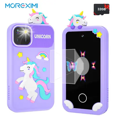 Kids Toy Smart Phone,Smart Phone Toys for Girls with High-definition Camera-Phone Toys with Learning Games,Travel Toys with M...