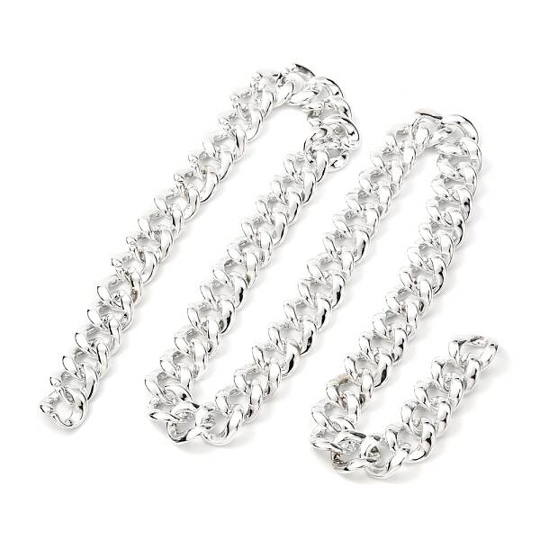 Handmade UV Plating ABS Plastic Curb Chains