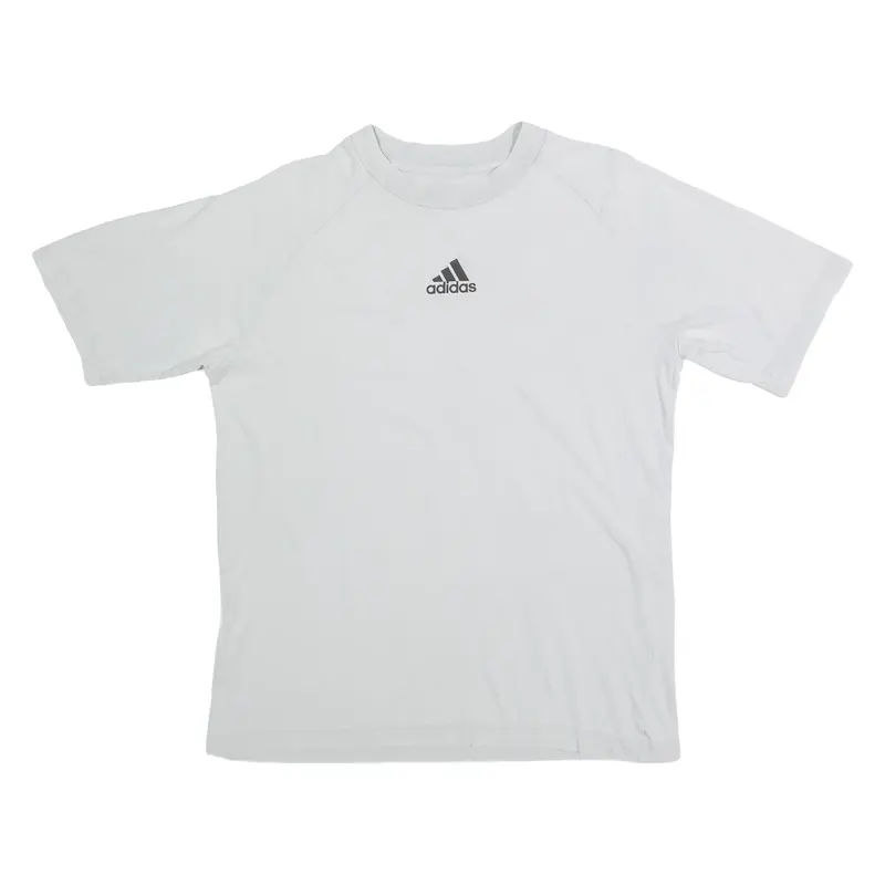 ADIDAS Mens T-Shirt Grey XS