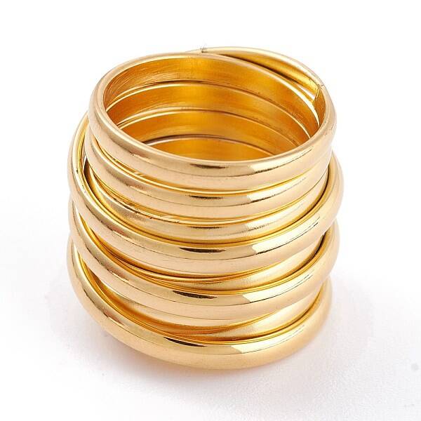Ion Plating(IP) Unisex 304 Stainless Steel Finger Rings