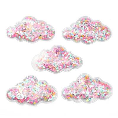 Quicksand Sequin Plastic Cabochons
